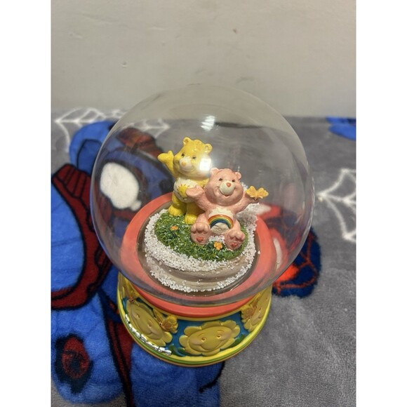 Vintage Rare 1963 Care Bears snow globe  "You are my sunshine" Funshine & Cheer - Picture 2 of 5